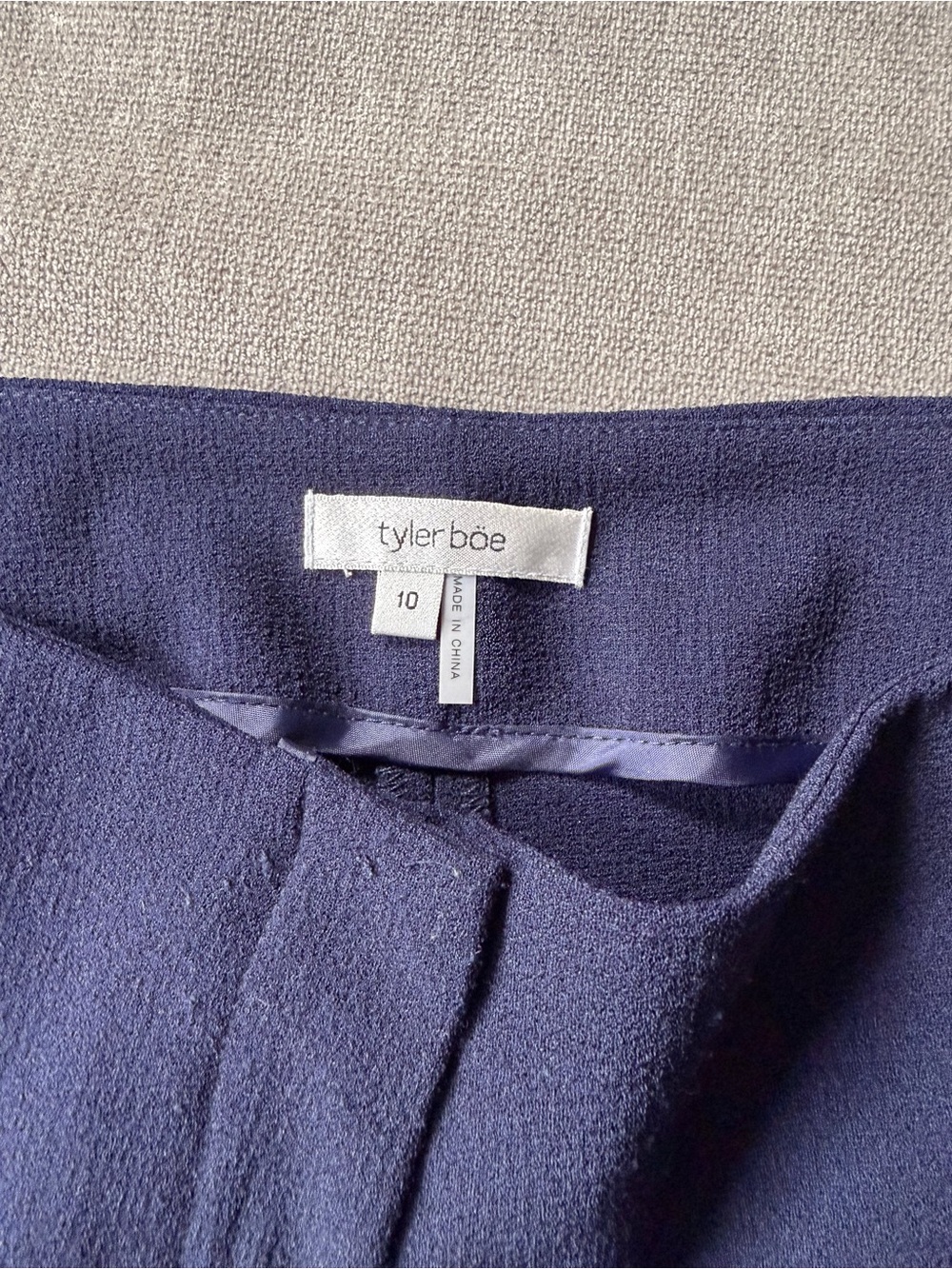 Tyler Boe Wide‎ Leg Pants Navy 10 - Picture 3 of 7
